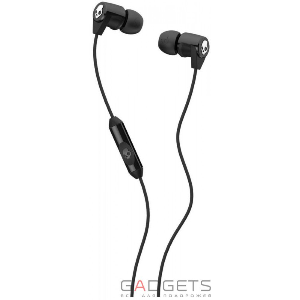 Фото Навушники Skullcandy Black Riff In-Ear w/mic 1 (S2RFDA-003)