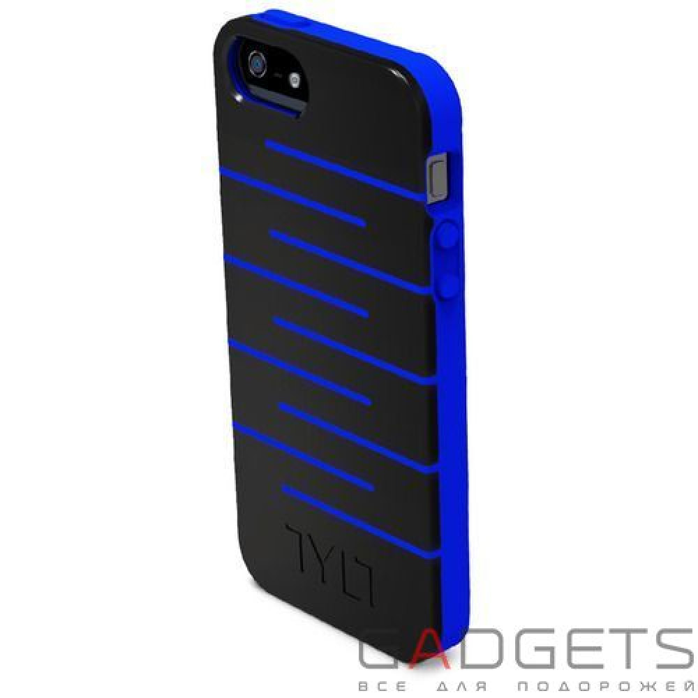 Фото Чехол TYLT для iPhone 5/5s Zig Zag Shield Blue (IP5DPZZBL-T)