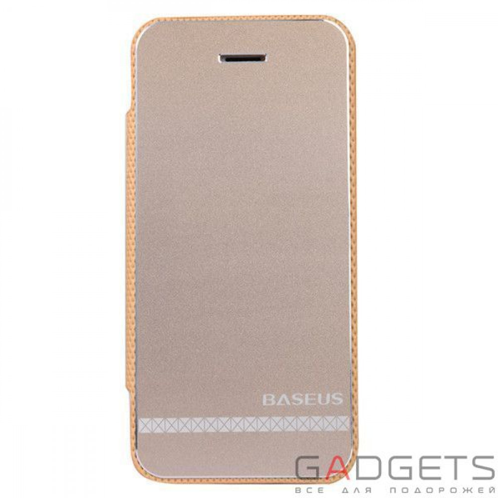 Фото Чохол-книжка Baseus Noble business leather case Champagne Gold for iPhone 5/5S