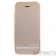 Чехол-книжка Baseus Noble business leather case Champagne Gold for iPhone 5/5S