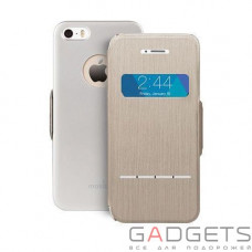 Чохол-книжка Moshi Sensecover Touch Sensitive Flip Case Brushed Titanium для iPhone SE/5/5S (99MO072241)