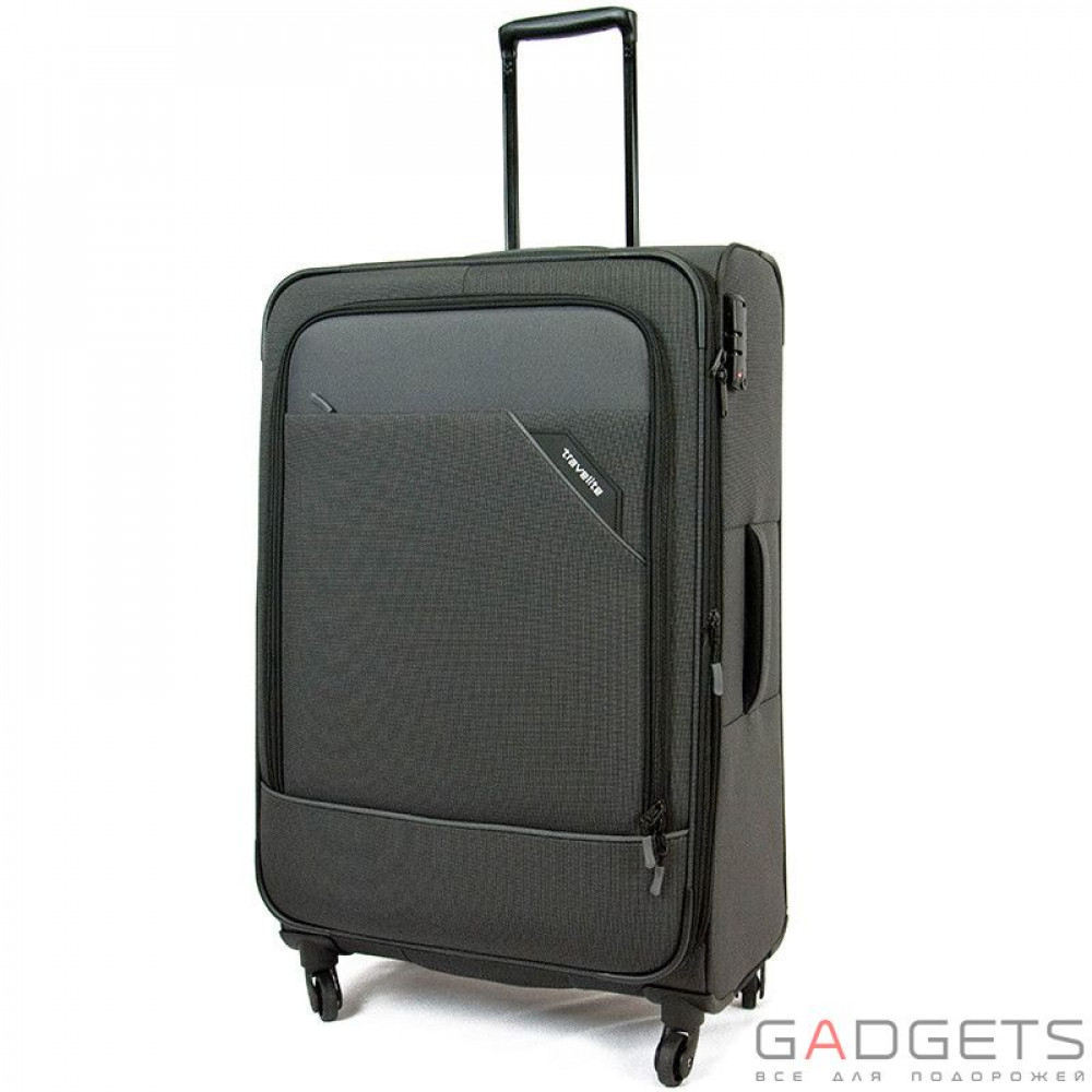 Фото Чемодан на 4-х колесах Travelite Derby (L) 102 л Anthracite (TL087549-04)