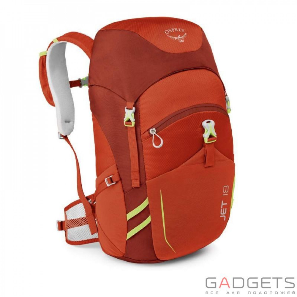 Фото Рюкзак Osprey Jet 18 Strawberry Red O/S красный