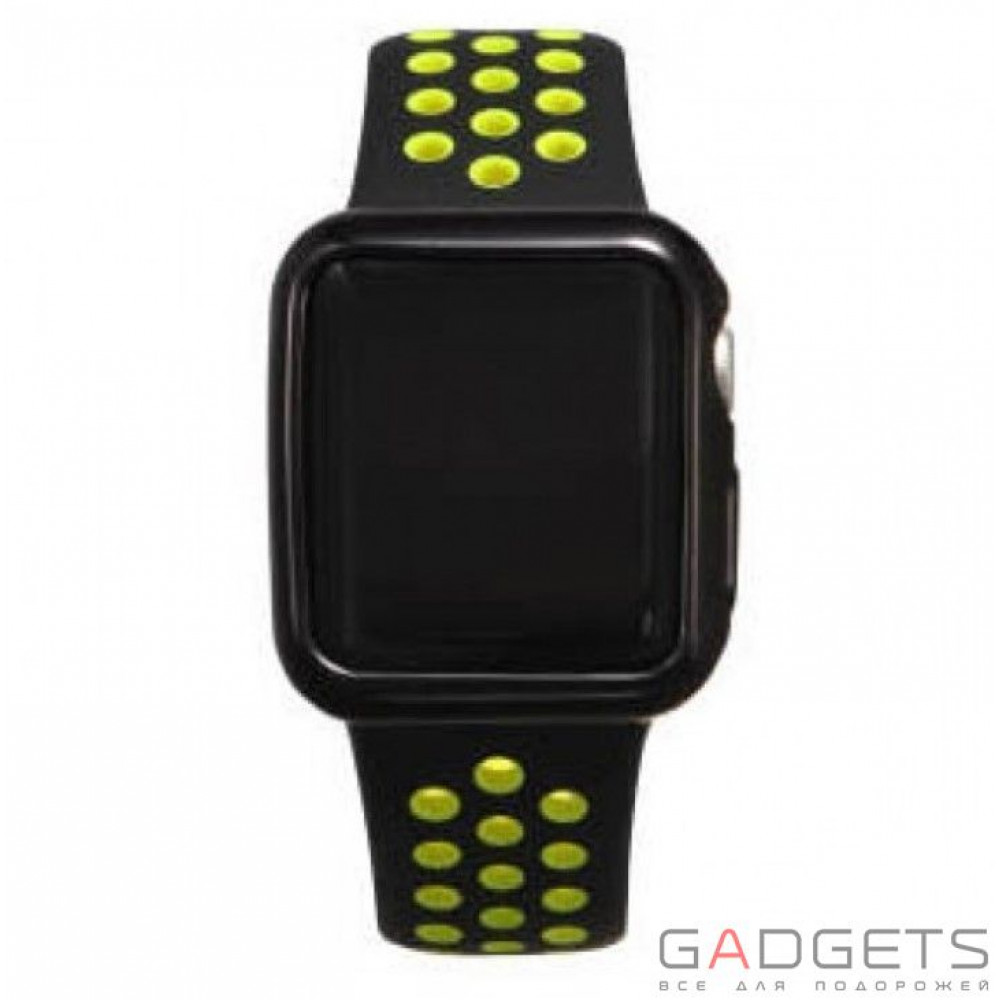Фото Чохол COTEetCI TPU Black Case для Apple Watch 2 38MM (CS7040-LK)