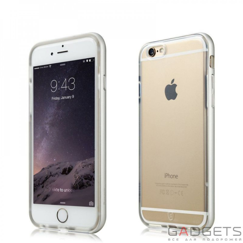 Фото Чохол-накладка Baseus Fusion Silver For iPhone6/iPhone6S