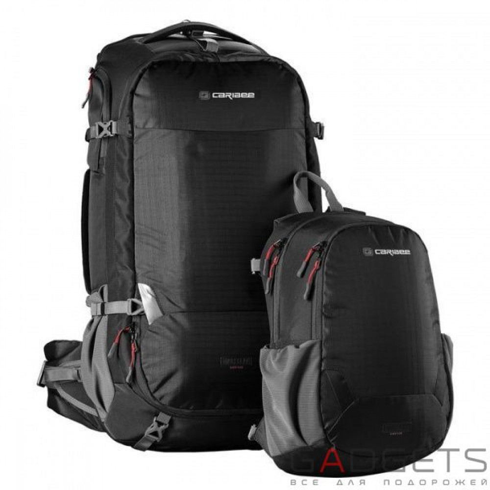 Фото Рюкзак туристический Caribee Magellan 65 RFID Black