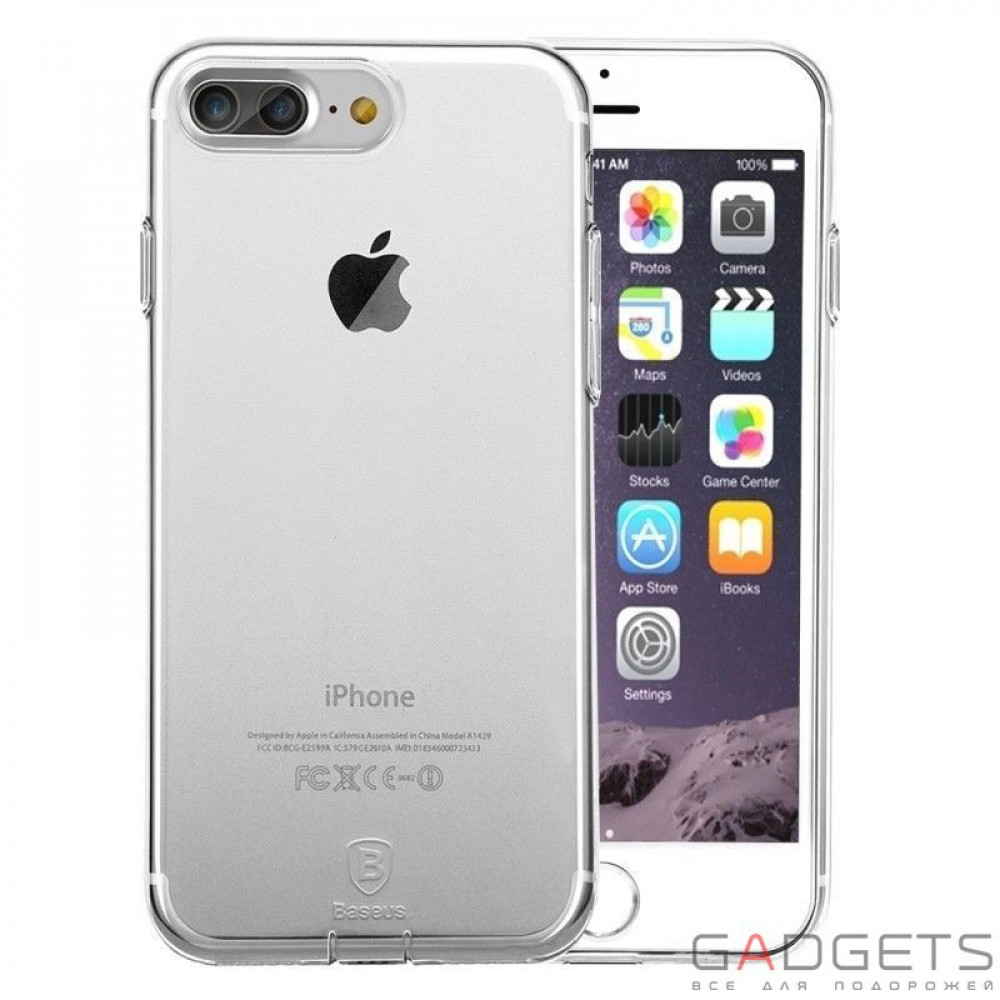 Фото Чехол-накладка Baseus Simple Series Case (Clear) For iPhone 7 Plus Transparent