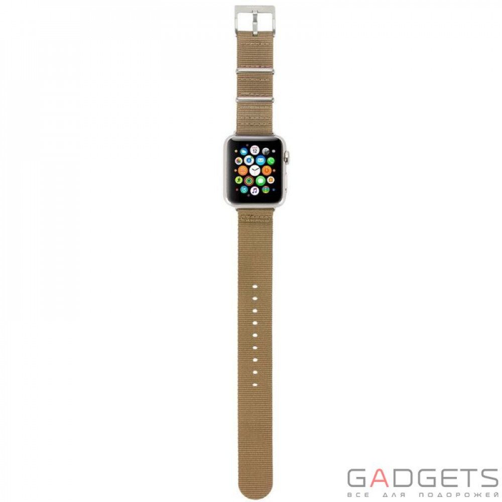 Фото Ремешок Incase Nylon Nato Band для Apple Watch 42mm Bronze (INAW10014-BRZ)