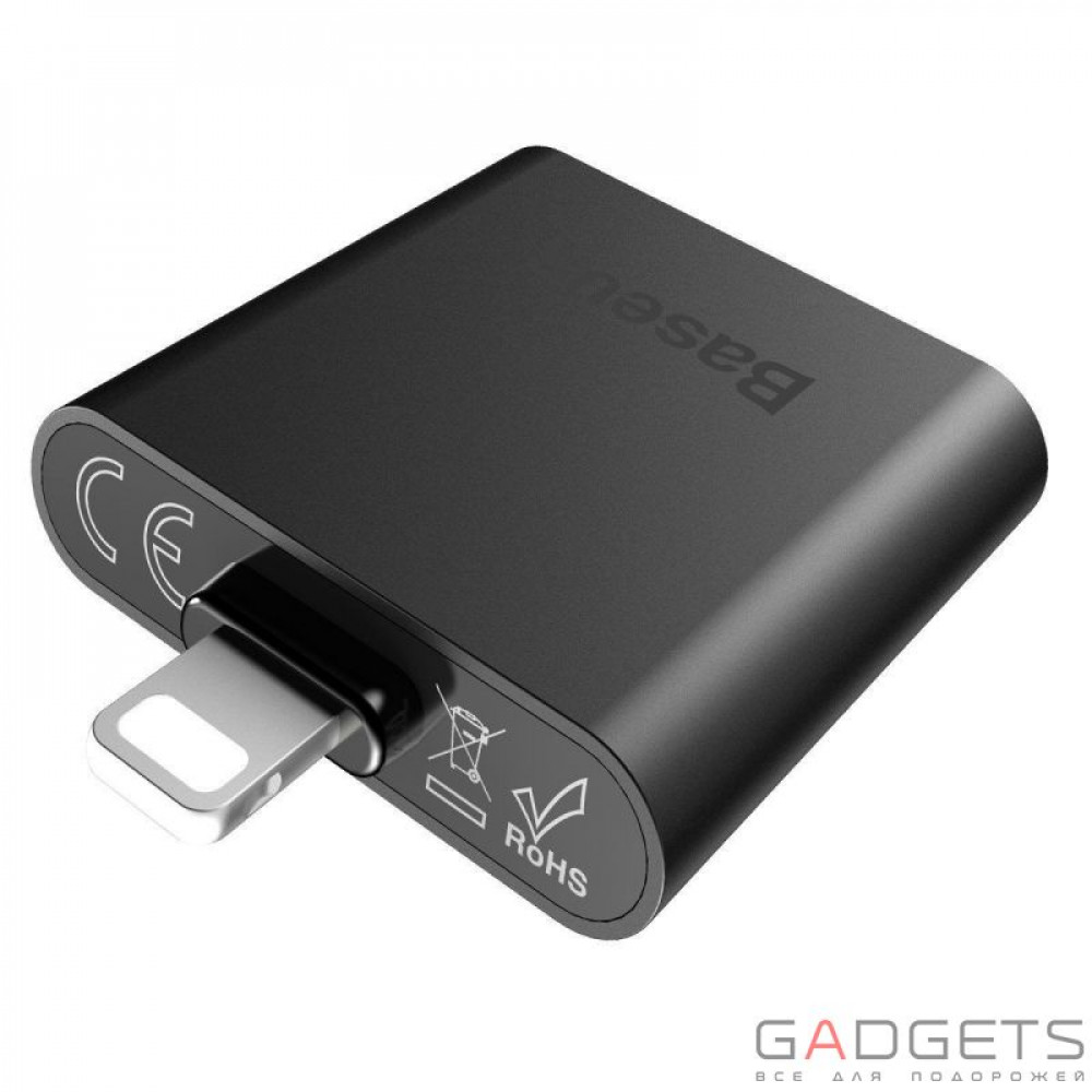 Фото Адаптер Baseus IP To Double IP Socket Adapter L39 Black