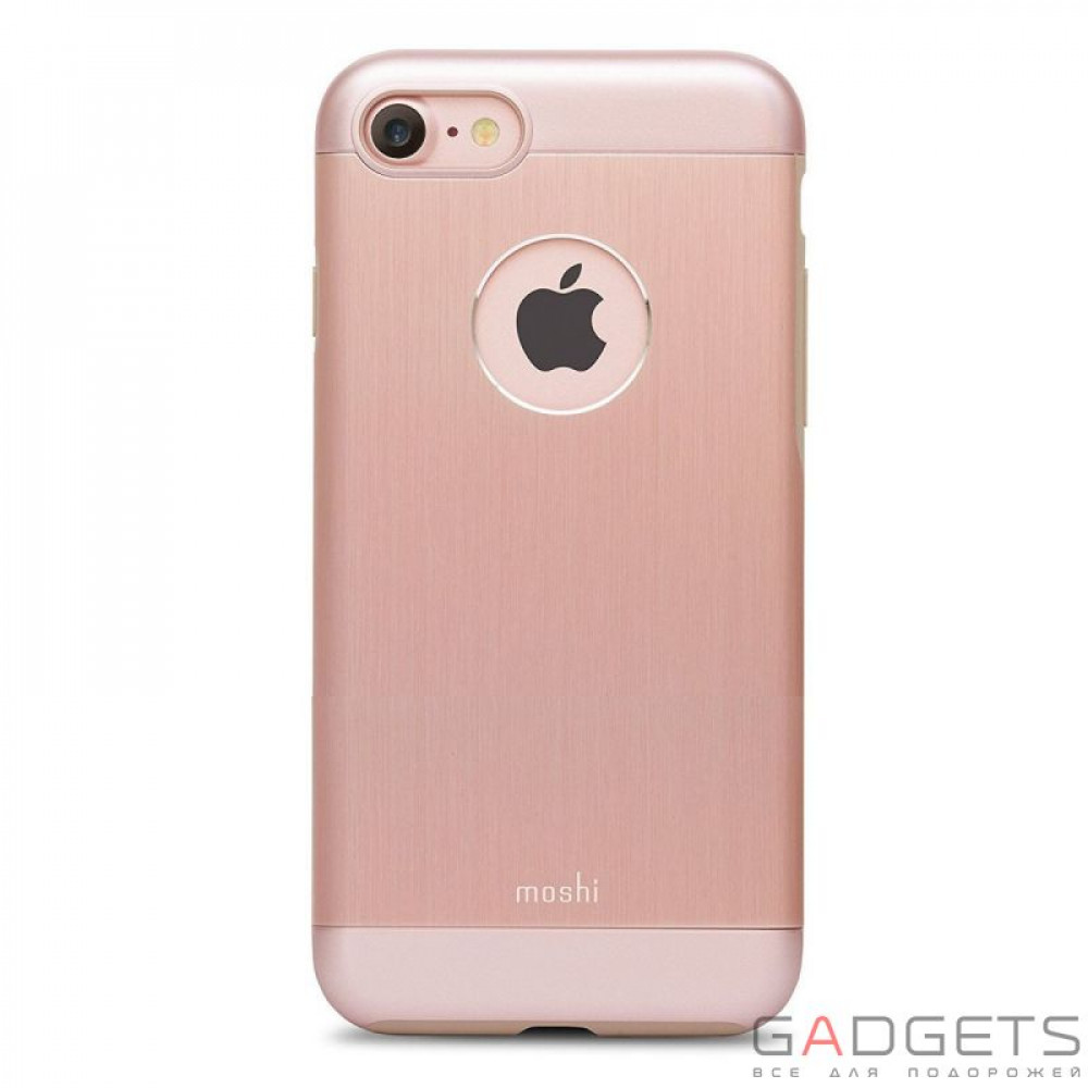 Фото Чехол-накладка Moshi iGlaze Armour Metallic Case Golden Rose для iPhone 7 (99MO088251)