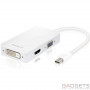 Кабель для видео Macally Mini DisplayPort to DVI / HDMI / VGA adapter (MD-3N1) фото 0
