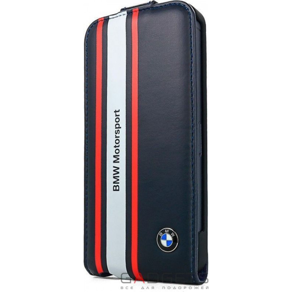 Фото Чехол-флиппер CG Mobile BMW Flap Case Shiny Finish Navy for iPhone 5/5S (BMFLP5SN)