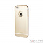 Чехол-накладка iBacks Ares Armour Love Aluminum Case with Crystal Diamond for iPhone 6S Plus Champagne Gold фото 0