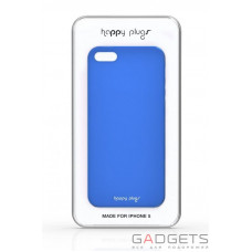 Чехол-накладка Happy Plugs Ultra Thin Case Blue для iPhone SE/5/5S (8803)