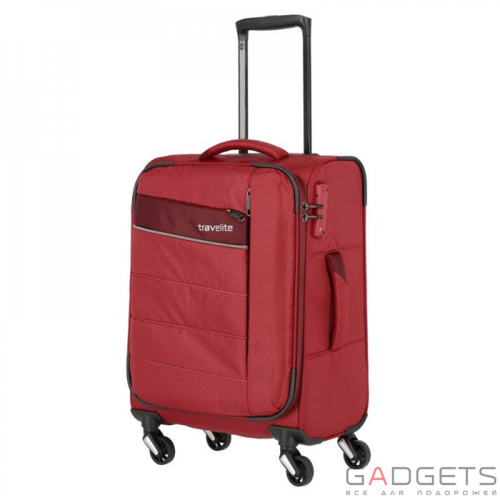 Фото Валіза на 4-х колесах Travelite Kite (S) 36 л Red (TL089947-10)