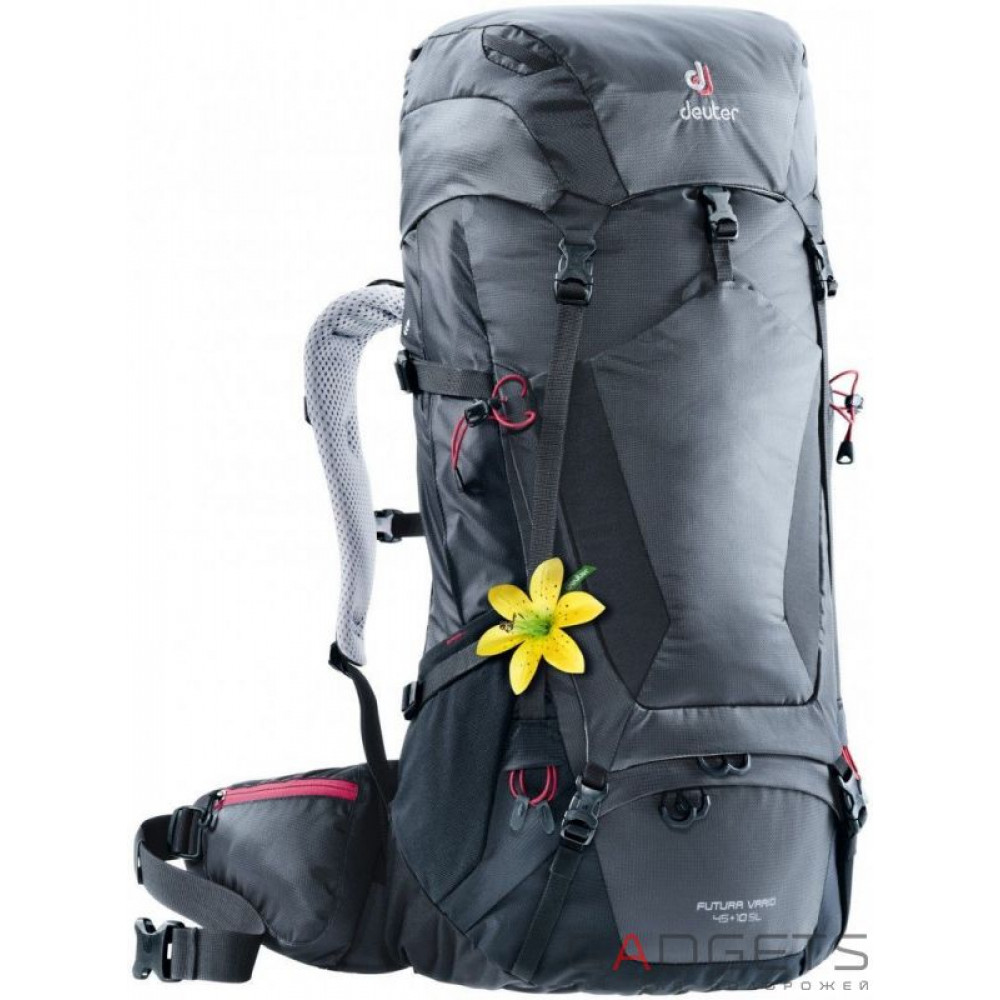 Фото Рюкзак Deuter Futura Vario 45+10 SL колір 4701 graphite-black