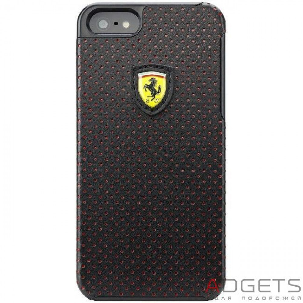 Фото Чехол-накладка CG Mobile Ferrari Hard Case Challenge Perforated Collection Black for iPhone 5/5S (FECHFPHCP5)