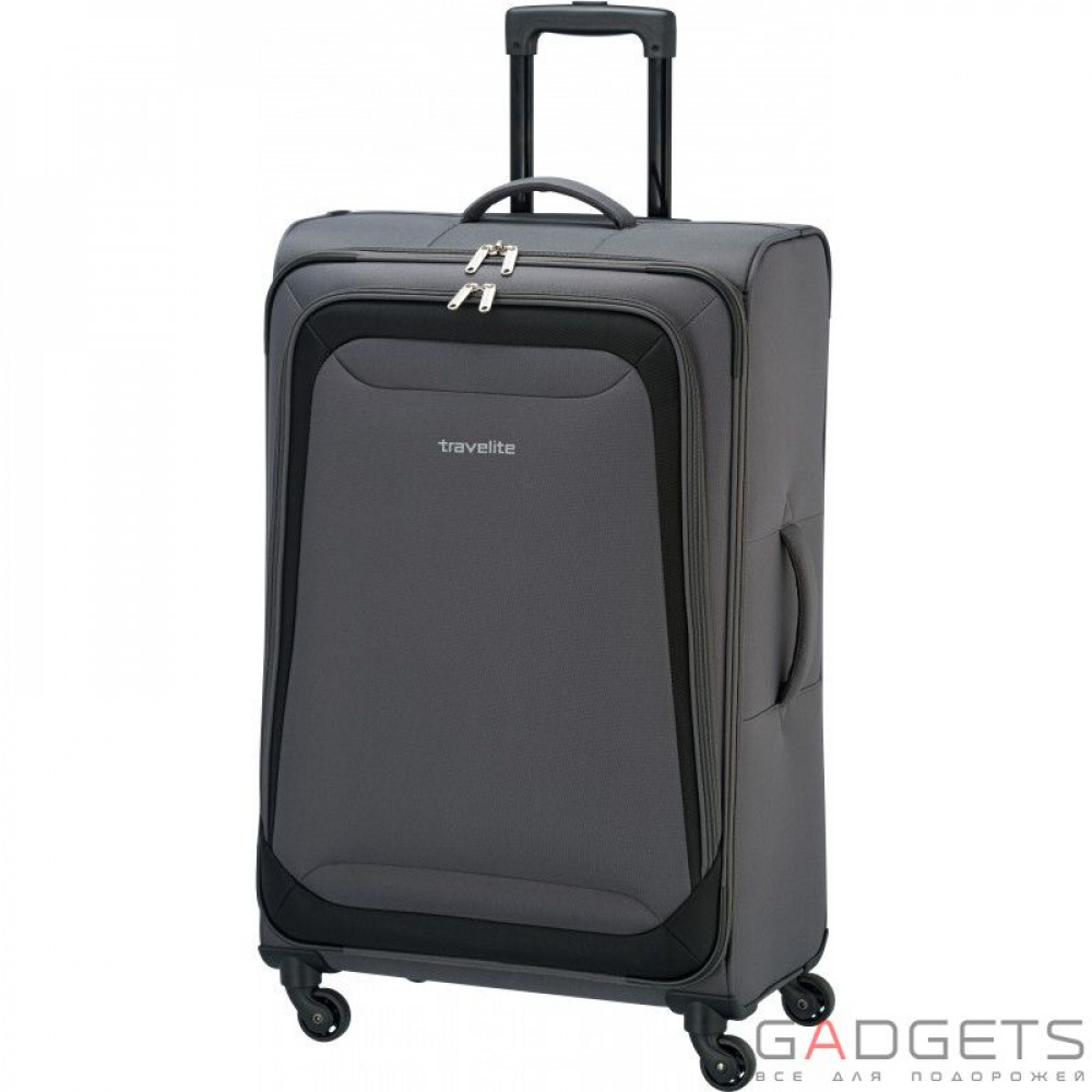 Фото Чемодан на 4-х колесах Travelite Naxos (L) 91 л Anthracite (TL590049-04)