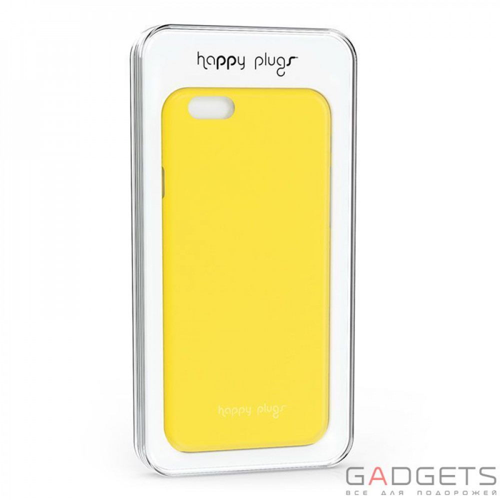 Фото Чехол-накладка Happy Plugs Ultra Thin Case Yellow для iPhone 6/6S (8865)