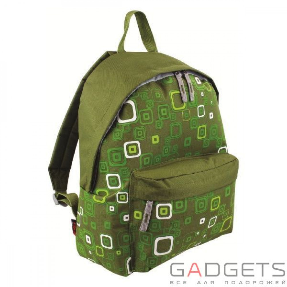Фото Рюкзак городской Highlander Zing 20 Kaleidos Square Print Green