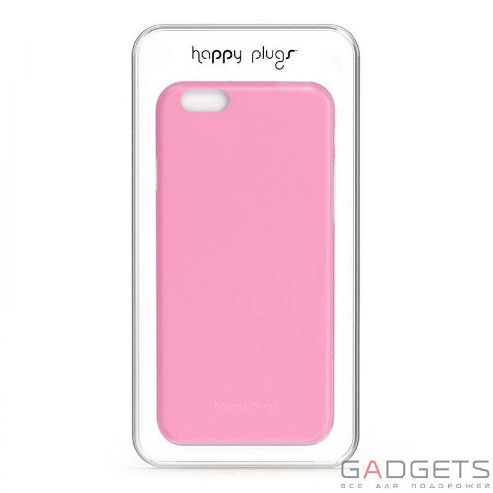 Фото Чохол-накладка Happy Plugs Ultra Thin Case Pink для iPhone 6/6S (8862)