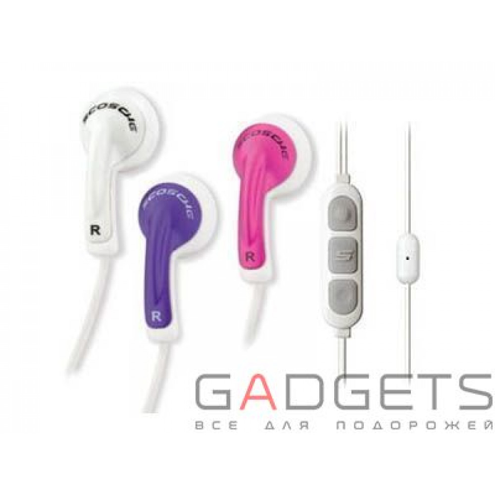 Фото Наушники Scosche Chameleon Earbuds with tapLINE II Remote & Mic (HP65M)