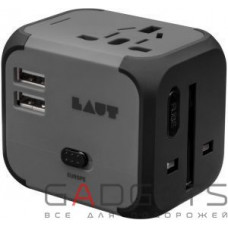 Сетевое зарядное устройство Laut World Adaptor  (LAUT_WA_BK)