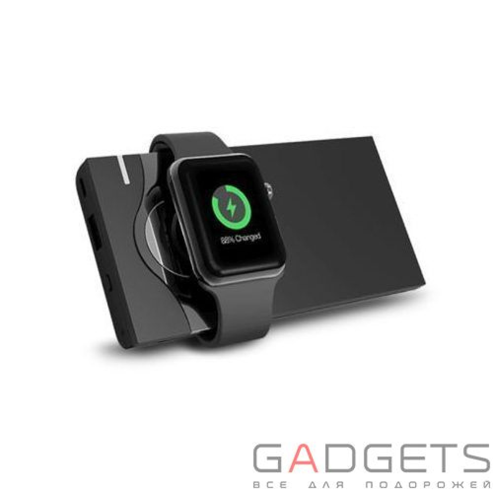 Фото Зовнішній акумулятор iWalk Watchman SBW001 10000mAh Black для Apple Watch и iPnone