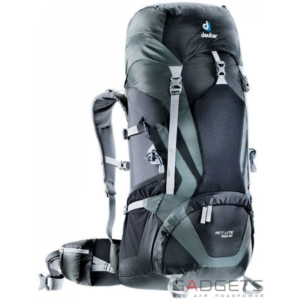 Фото Рюкзак Deuter ACT Lite 50 + 10 цвет 7410 black-granite