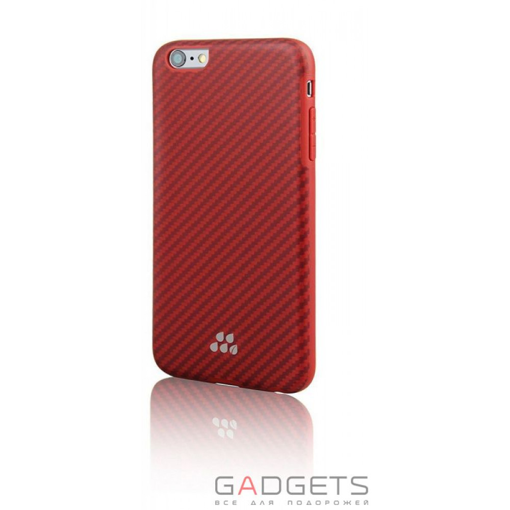 Фото Чохол Evutec SI Karbon Case для iPhone 6/6s Lorica Оранжевый/красный (AP-006-SI-K03)