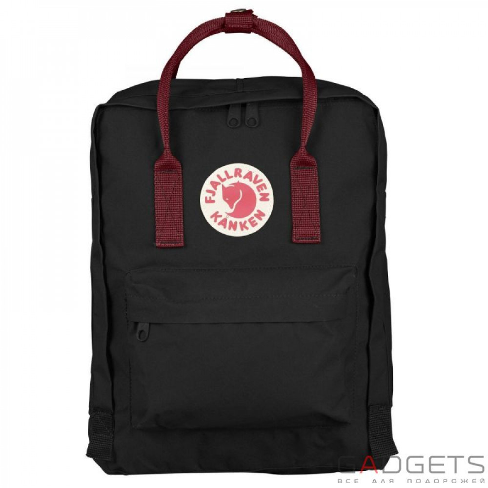 Фото Рюкзак Fjallraven Kanken Black-Ox Red (23510.550-326)