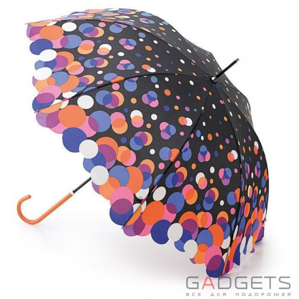 Фото Зонт трость женский Fulton Eliza Confetti Spots Конфетти (L600;45)