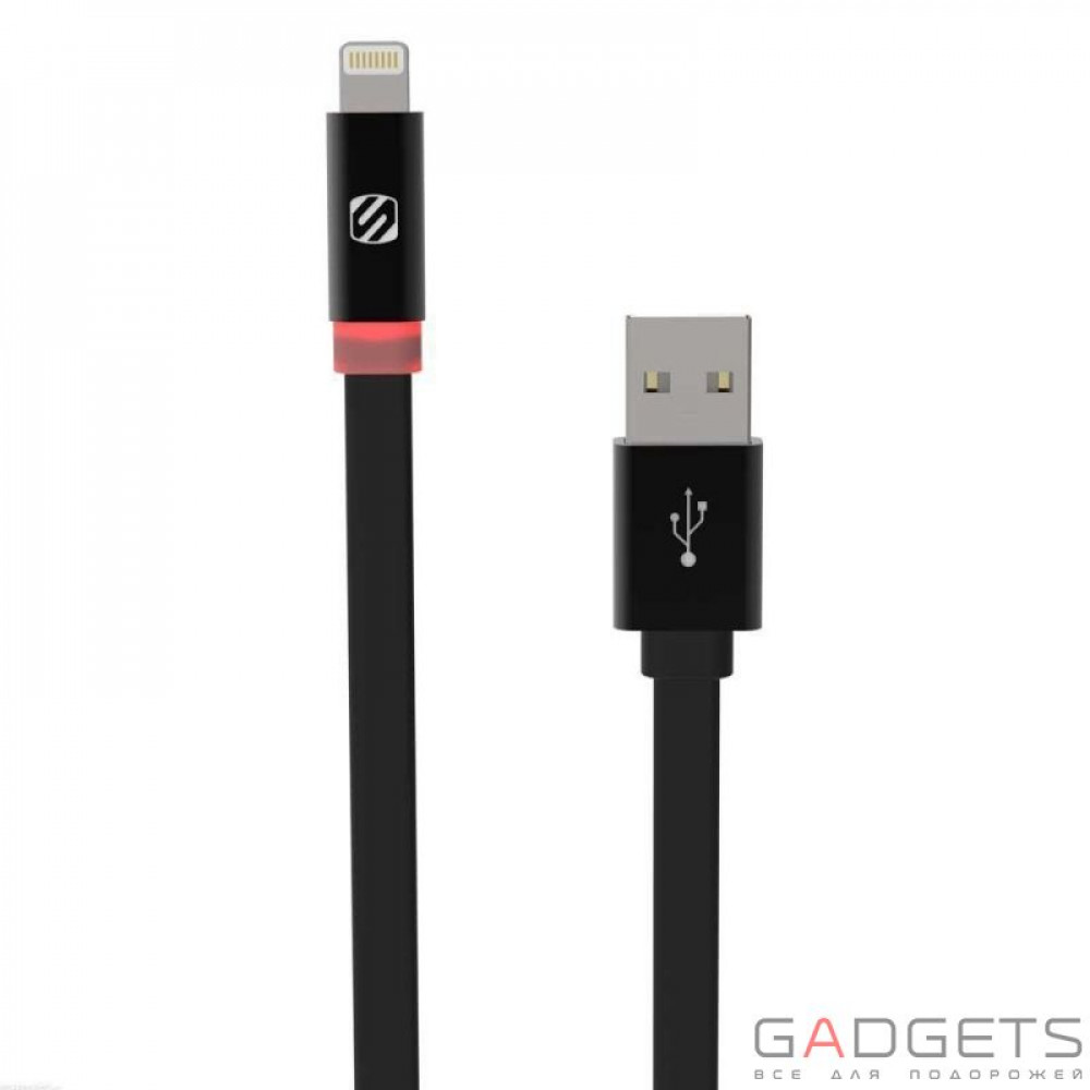 Фото Кабель для передачі даних Scosche Charge/Sync Cables чорний (I3FLED)