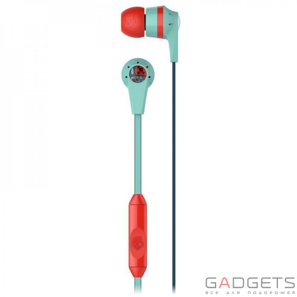 Фото Наушники Skullcandy Turq/Orange/Paul Frank INKD 2.0 w/mic 1 (S2IKGY-429)