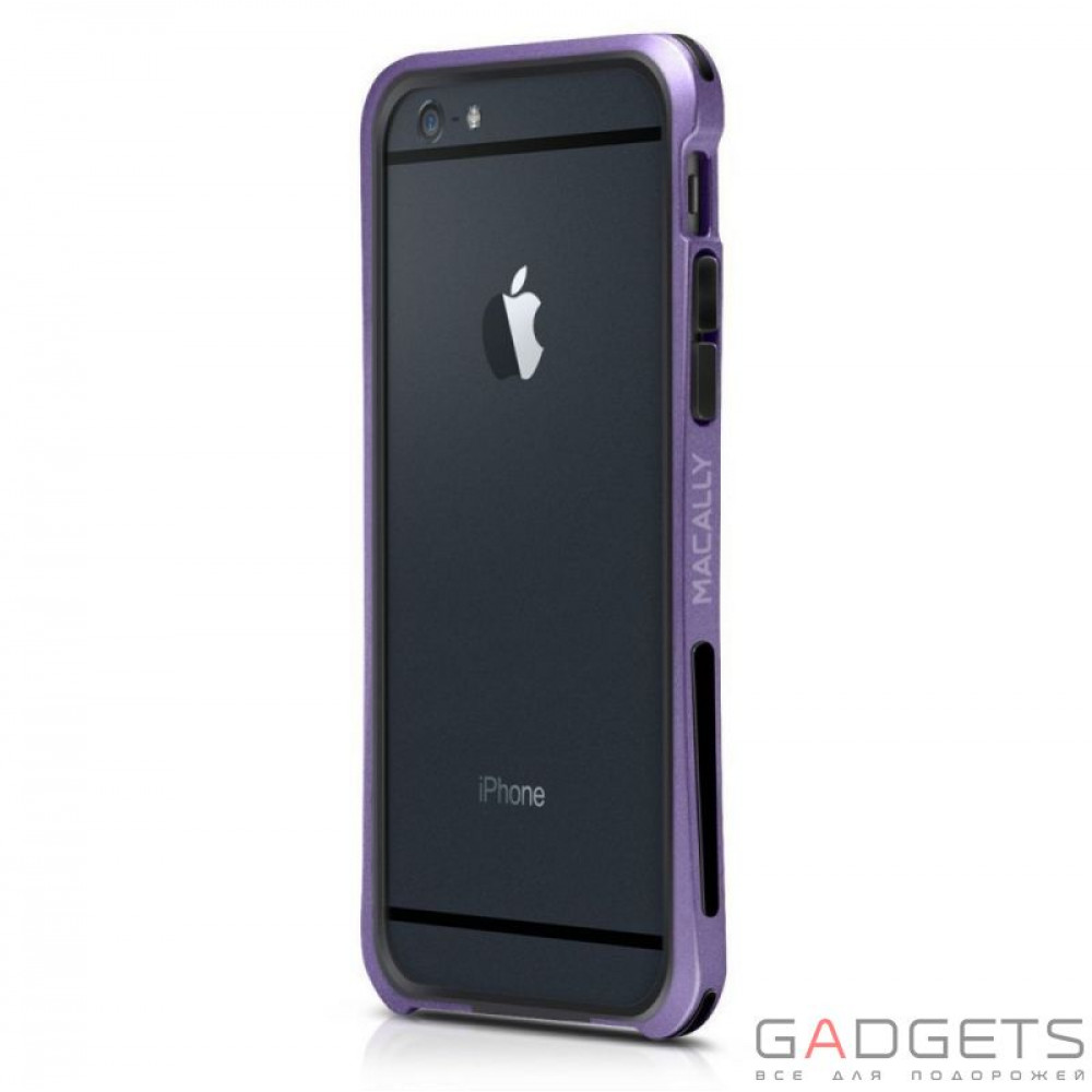 Фото Бампер Macally Flexible Protective Frame for iPhone 6 Metallic Purple