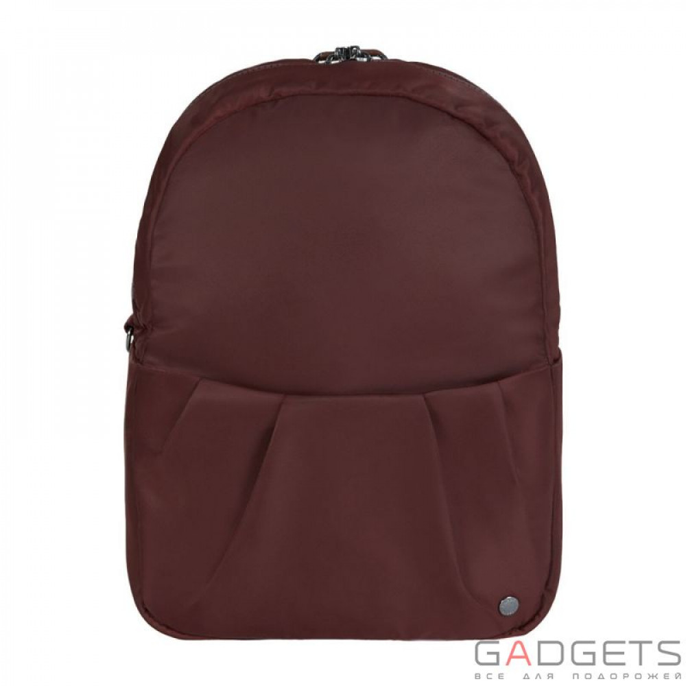 Фото Жіночий рюкзак трансформер антизлодій Pacsafe Citysafe CX Convertible Backpack, 6 ступенів захисту, бордовий