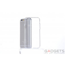 Чехол-накладка COTEetCI Utra-thin TPU Metal buttons для iPhone 7 Plus Silver