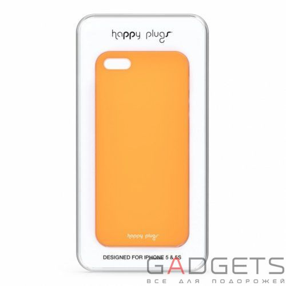 Фото Чехол-накладка Happy Plugs Ultra Thin Case Orange для iPhone SE/5/5S (8808)
