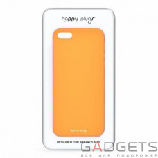 Чехол-накладка Happy Plugs Ultra Thin Case Orange для iPhone SE/5/5S (8808)