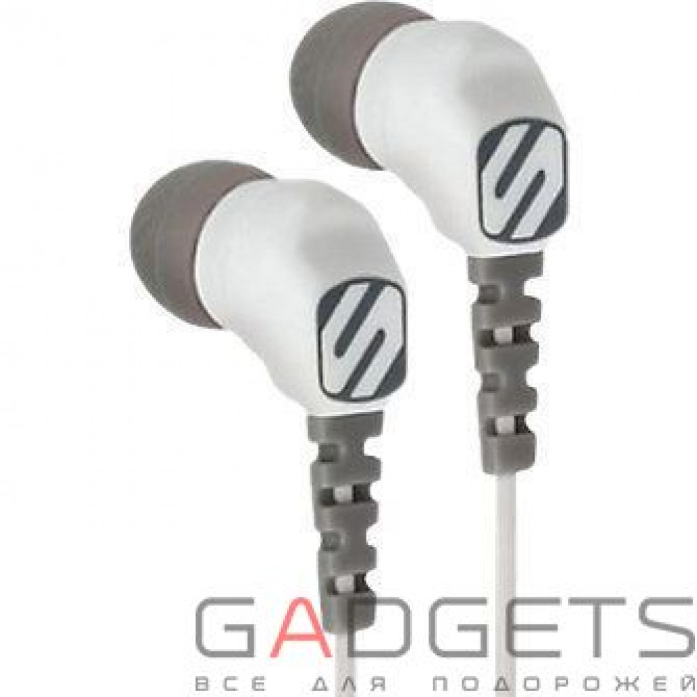 Фото Навушники Scosche Noise Isolation Sport Earbuds with Earhooks (HPS200WGY)