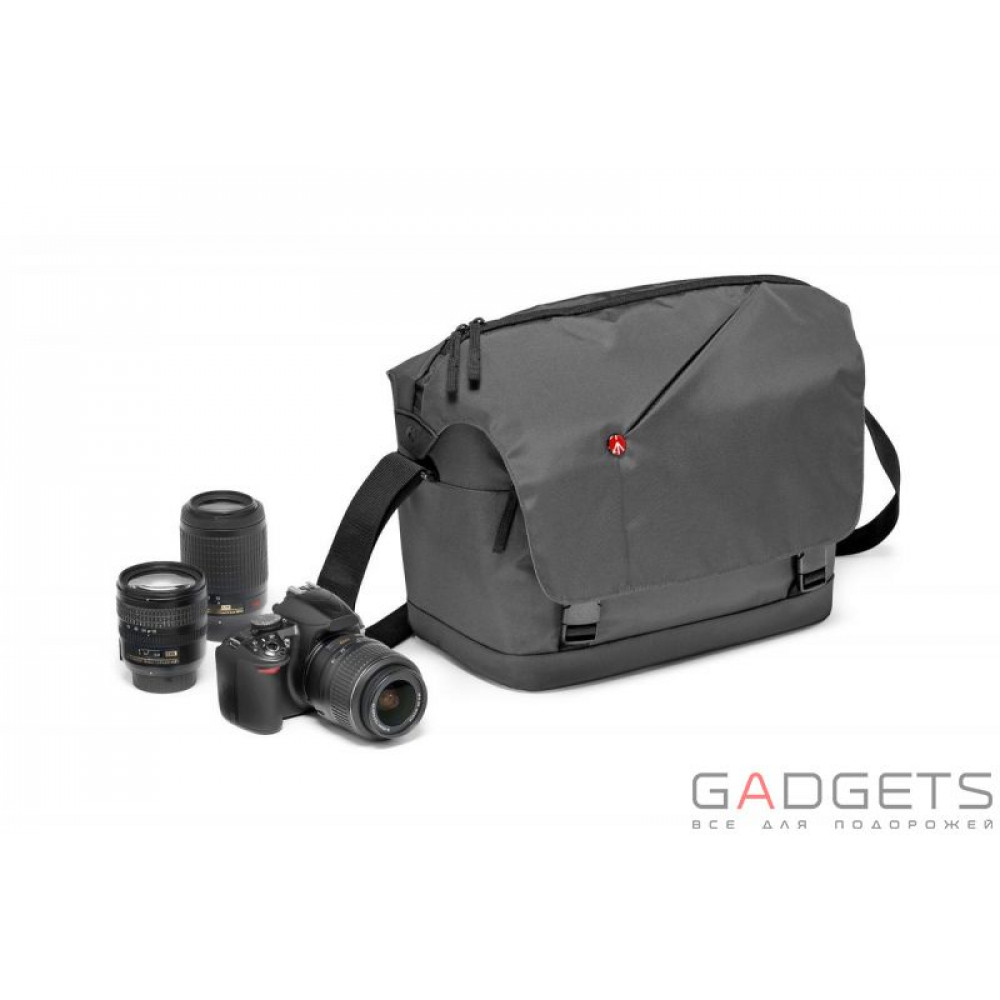 Фото Сумка-месенджер Manfrotto NX Messenger I Grey V2 для DSLR/CSC (MB NX-M-IGY-2)