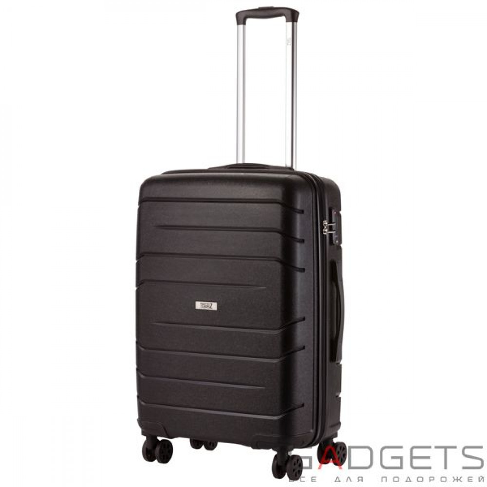 Фото Валіза TravelZ Big Bars (M) Black