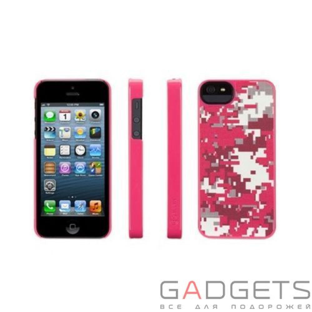 Фото Чохол-накладка Griffin Pixel Crash Pink для iPhone SE/5/5S (GB36104)
