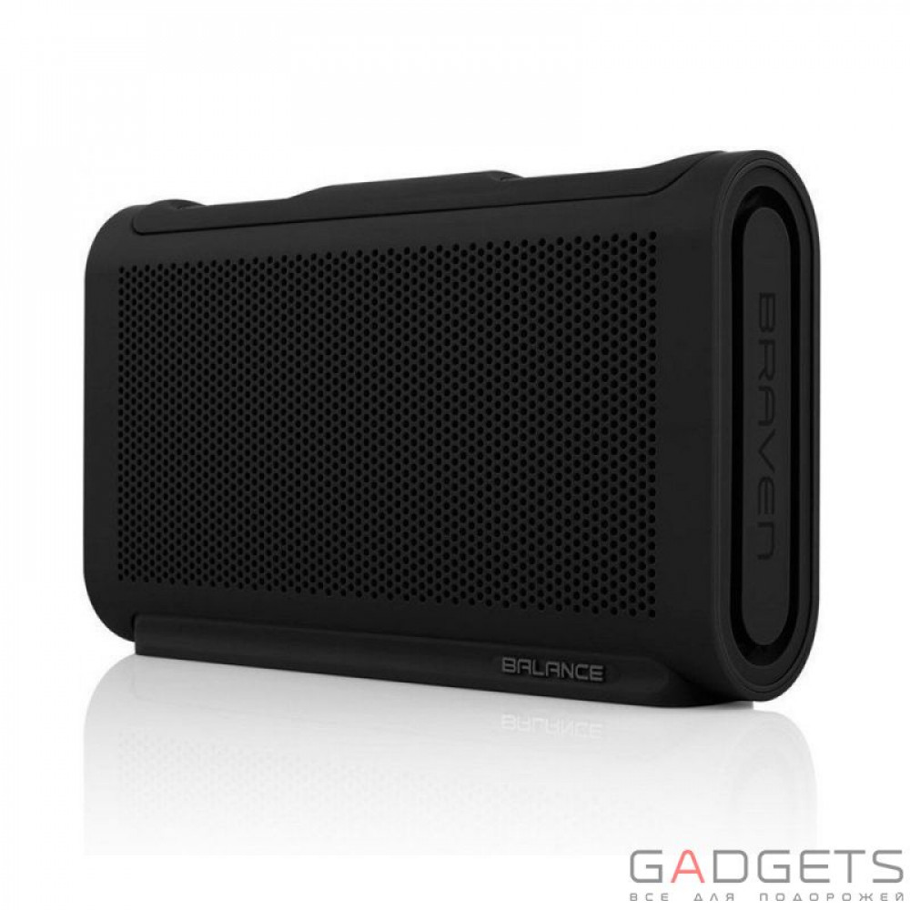 Фото Акустична система Braven Balance Portable Bluetooth Speaker Raven Black/Black/Black (BALBBB)
