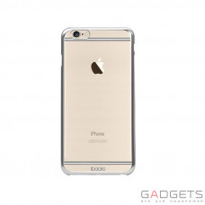 Чехол-накладка iBacks iFling Electroplating Transparent Case Silver for iPhone 6 4.7''