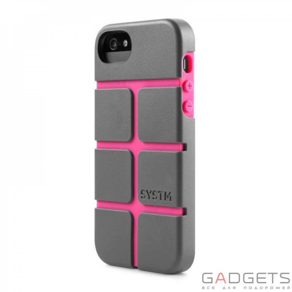 Фото Захисний Чохол Incase SYSTM Chisel Case Asphalt/Pink for iPhone 5/5S (SY10033)