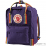 Рюкзак Fjallraven Kanken Rainbow Mini PurpleRainbow Pattern фото 0