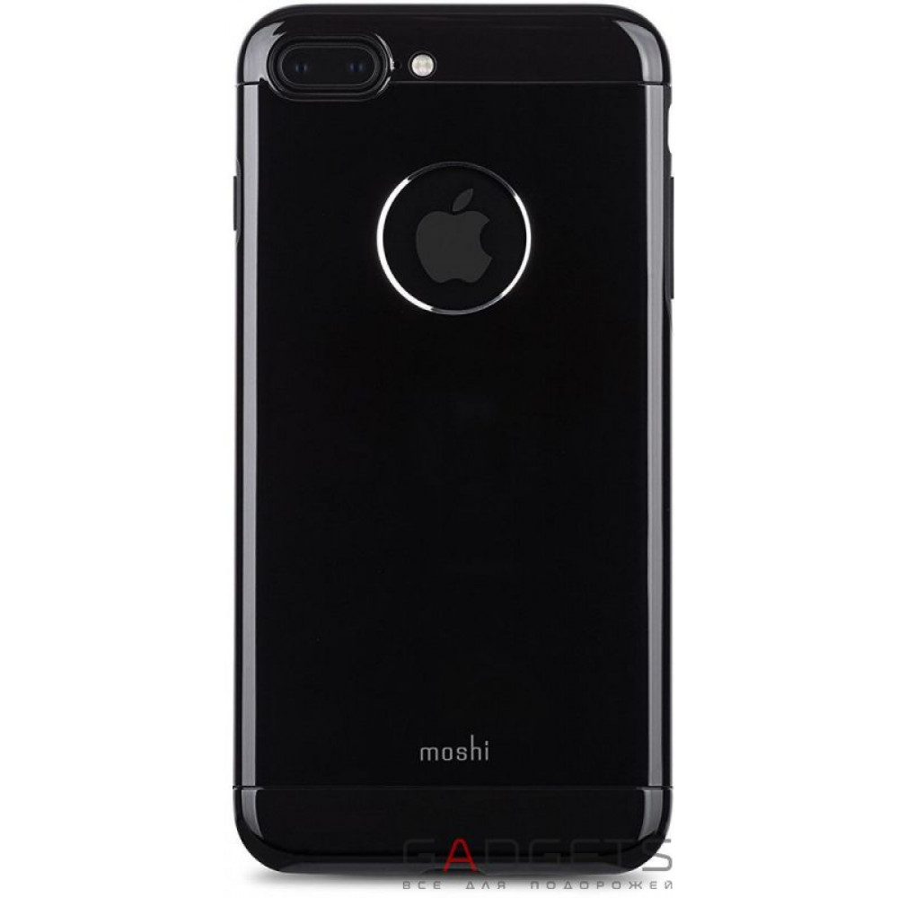 Фото Чехол-накладка Moshi iGlaze Armour Metallic Case Jet Black для iPhone 7 Plus (99MO090007)