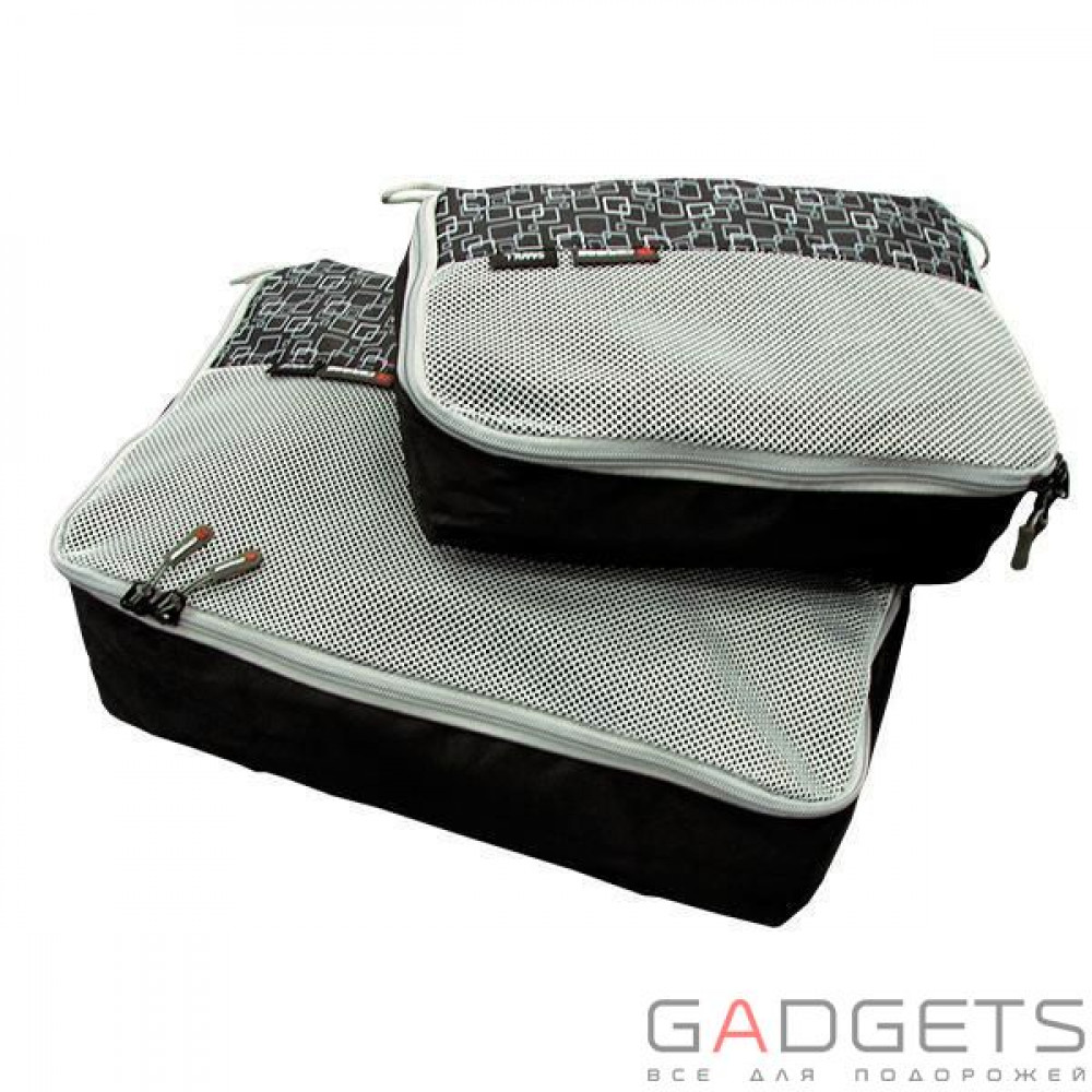 Фото Чехол для одежды Caribee Packing Cubes Black 2шт