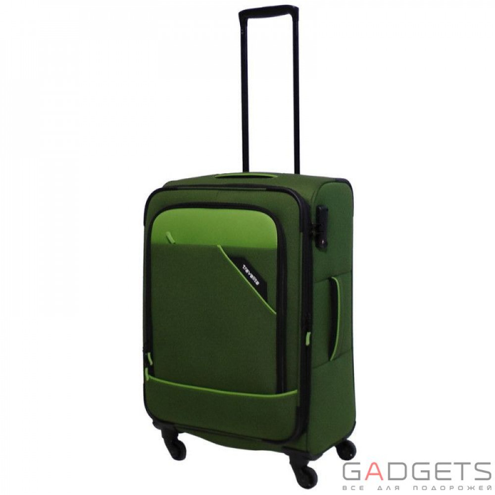 Фото Чемодан на 4-х колесах Travelite Derby (M) 69 л Green (TL087548-80)